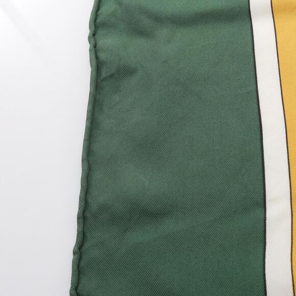 HERMES Yellow Silk Scarf - Picture 5 of 7